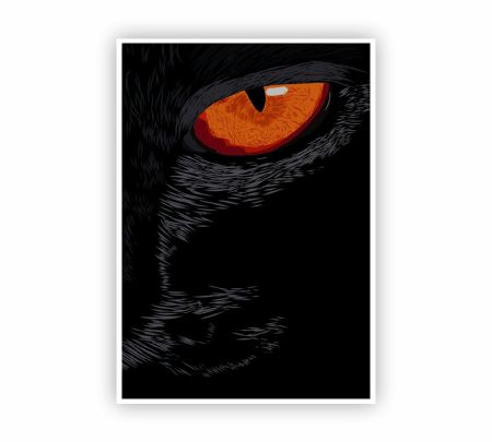 Panther Eye Poster Mockup