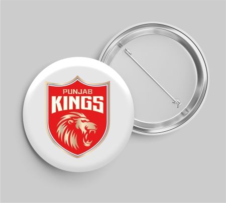 PBKS Logo Button Badge Mockup