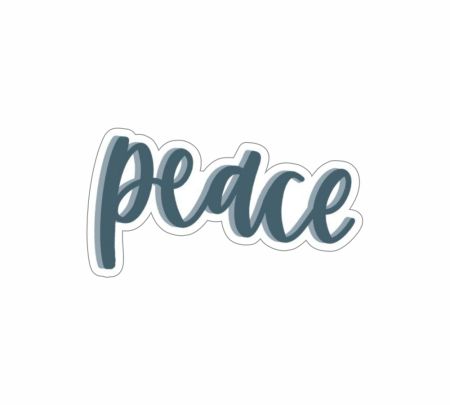 Peace Sticker Mockup