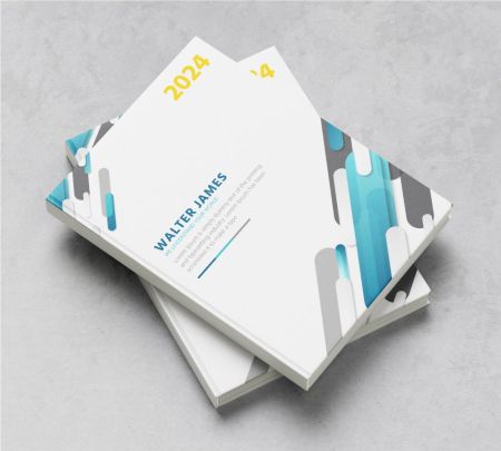 Personalized A5 Diary Mockup