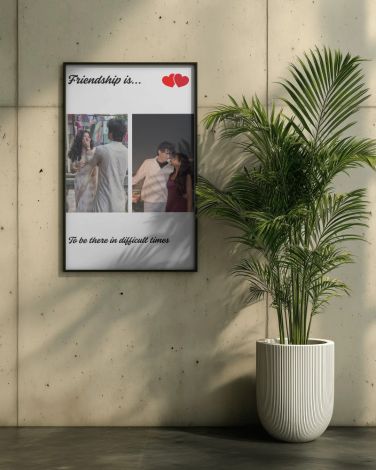 Personalized Friendship Photo Frame Mockup