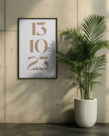 Personalized Special Date Frame Mockup