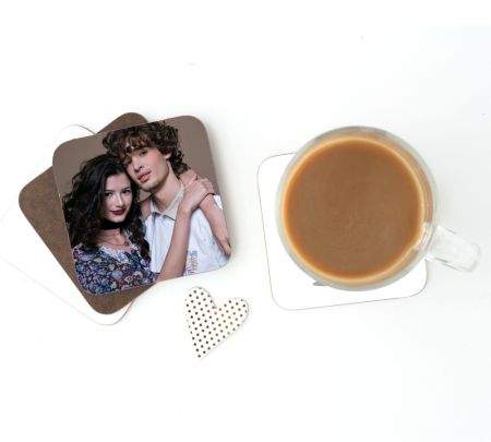 Photo Coasters Mockup