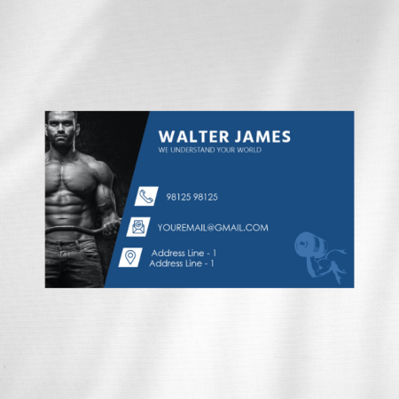 Gym Visiting Card Design 05