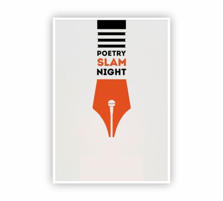 Poetry Slam Night Poster Mockup