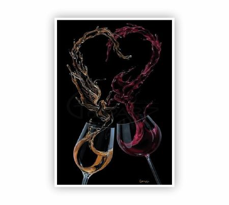 Pouring Hearts Poster Mockup