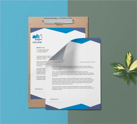 Premium Letterhead Mockup