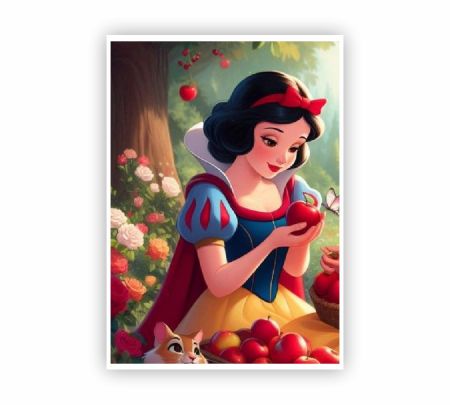 Princess Snow White Poster Mockup