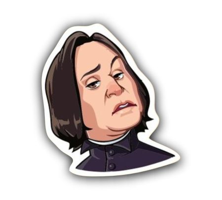 Professor Severus Snape Sticker Mockup