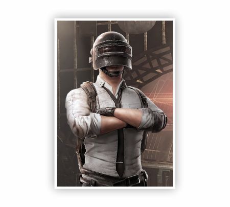PUBG Mobile Game Poster Mockup