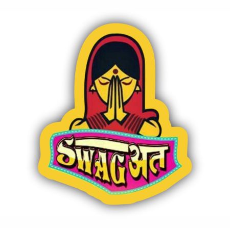 Swagat Sticker Mockup