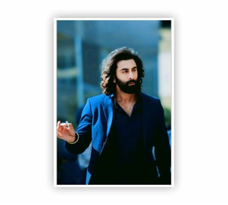 Ranbir Kapoor Animal Movie Poster Mockup