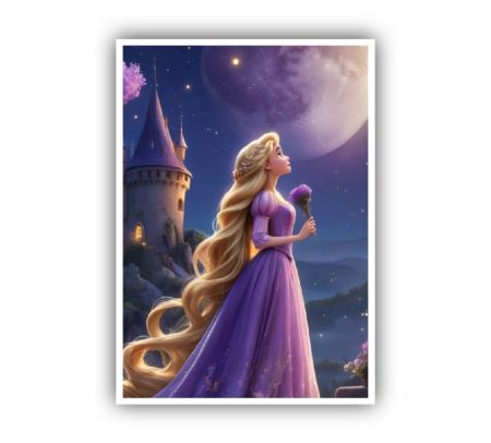 Rapunzel Poster Mockup