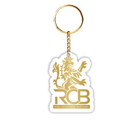Royal Challengers Bengaluru Keychain Mockup