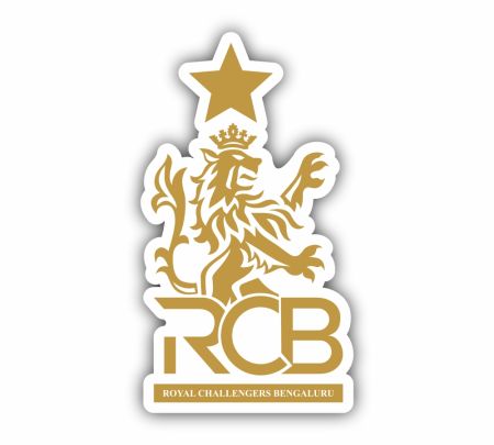 RCB Logo Star Sticker Mockup