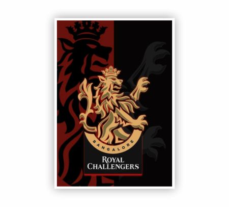 RCB Royal Challengers Bangalore Poster Mockup