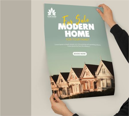 Real Estate Poster Mockup