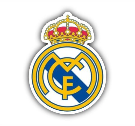 Real Madrid Logo Football Sticker