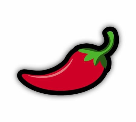 Red Chilly Sticker Mockup