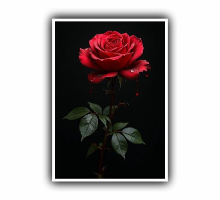 Red Rose Love Poster