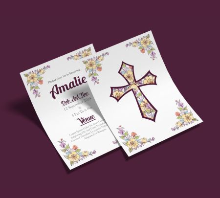 Religious Announcements Cards