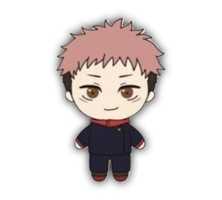 Chibi Yuji Itadori Sticker Mockup