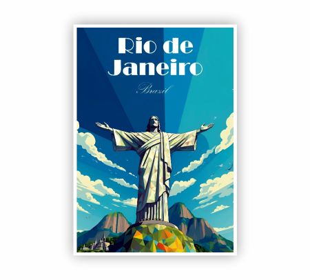 Rio De Janeiro Poster Mockup