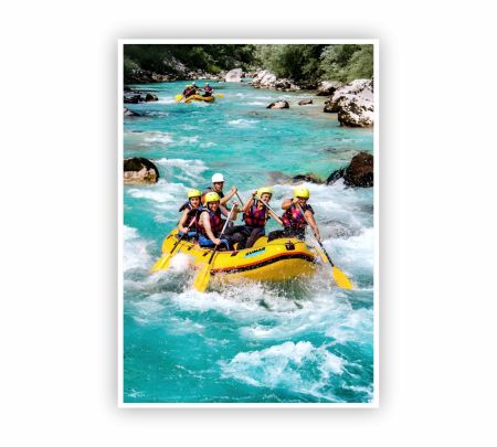 River Rafting Poster Mockup