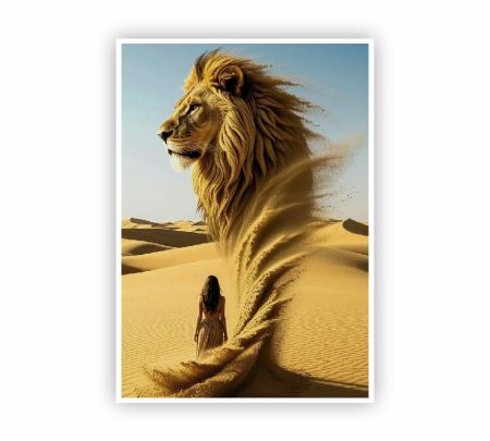 Roar of the Dunes Poster Mockup