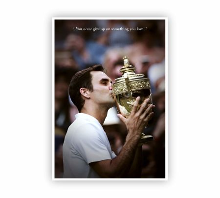 Roger Federer Poster Mockup