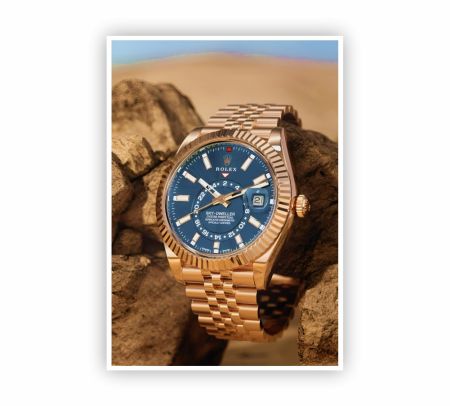 Rolex Sky-Dweller Poster Mockup