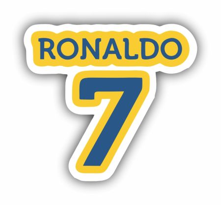 Ronaldo CR7 Football Sticker
