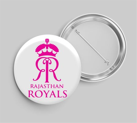 RR Logo Button Badge Mockup