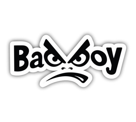 Badboy Sticker Mockup