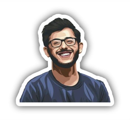 Carryminati Sticker Mockup