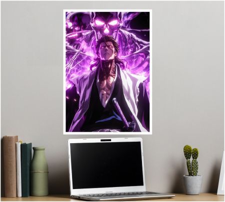 Sōsuke Aizen Bleach Poster Mockup