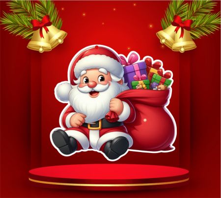 Santa Claus Gifting Keychain