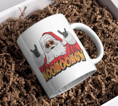 Santa Ho Ho Ho Mug Mockup