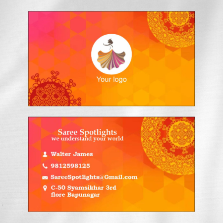 Saree Shop Visiting Card 02