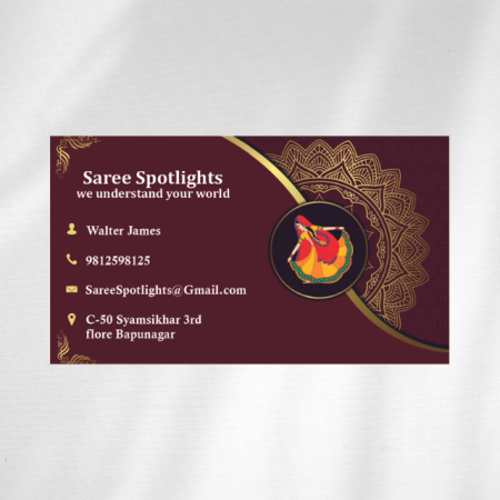 Saree Shop Visiting Card 06