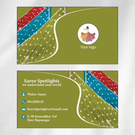 Saree Shop Visiting Card 07