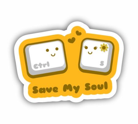 Save My Soul Sticker Mockup