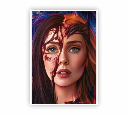 Scarlet Witch Multiverse of Madness Poster Mockup