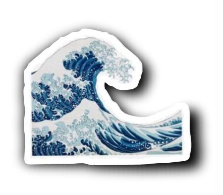 Sea Strom Aesthetic Sticker