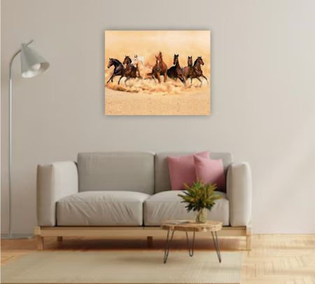 Seven Horse Canvas