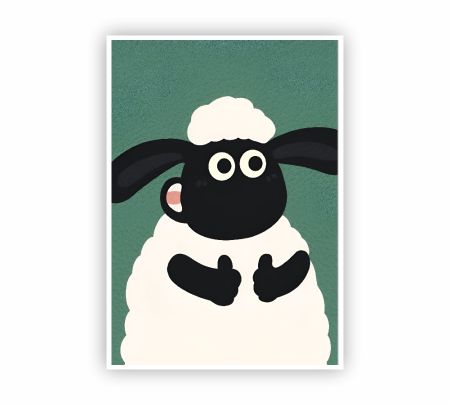 Shaun The Sheep Poster Mockup