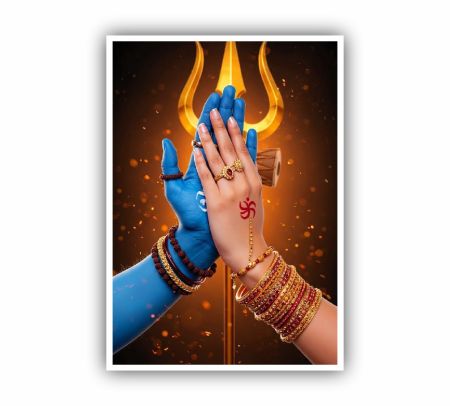 Shiv Shakti Poster Mockup