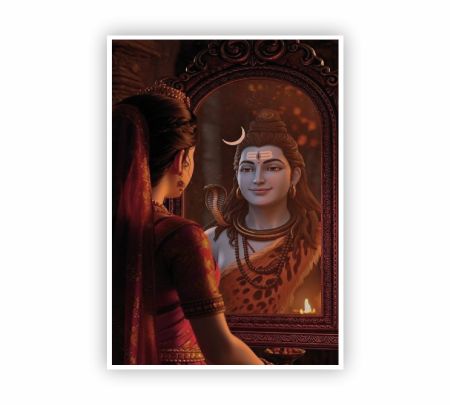 Shiva Shakti Poster Mockup