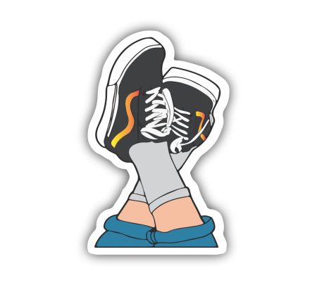 Shoes 01 Sticker Mockup