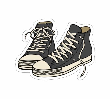 Shoes Sticker Mockup